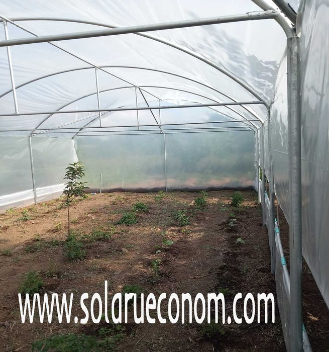 Solar(sera) de gradină cu structură metalică (teava)