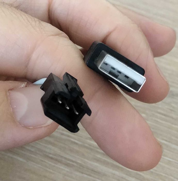 2 buc. controller banda LED 3 pini pe USB si DC priza