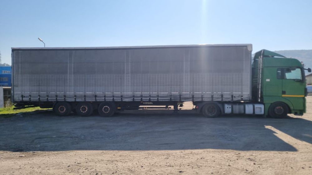 Ansamblu MAN TGX + Semiremorca Koegel mega