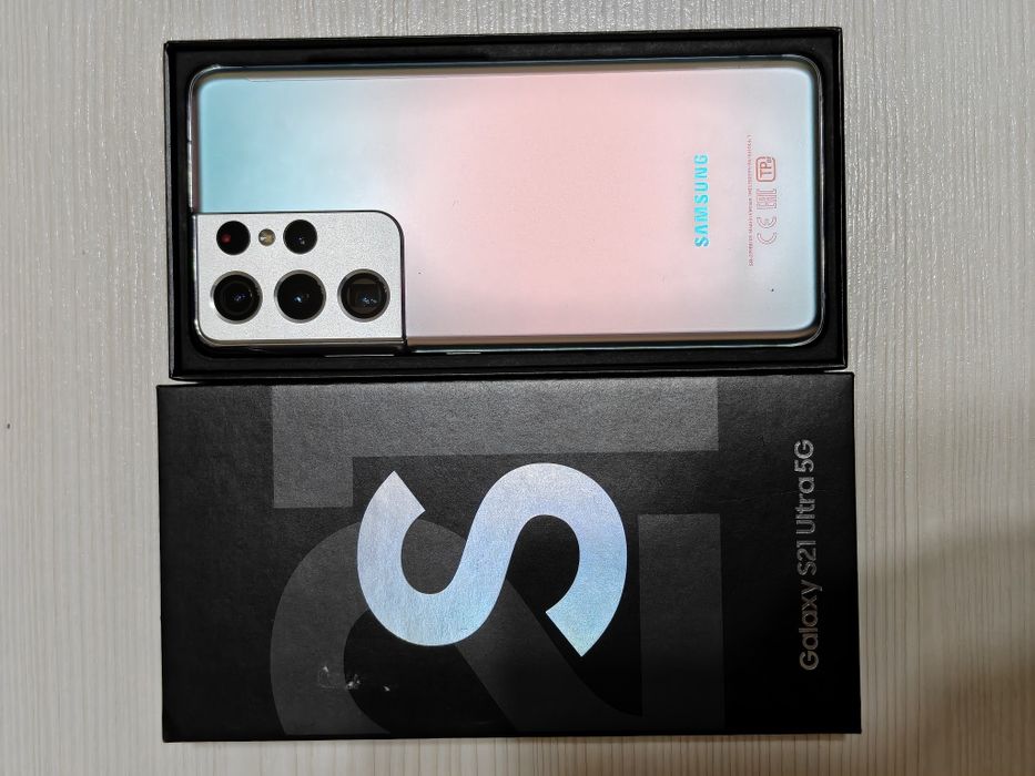 Samsung S21 Ultra 256 gb Ram 12 5G полный комплект