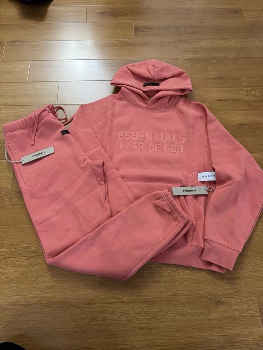 Trening Essentials Coral Tracksuit Premium