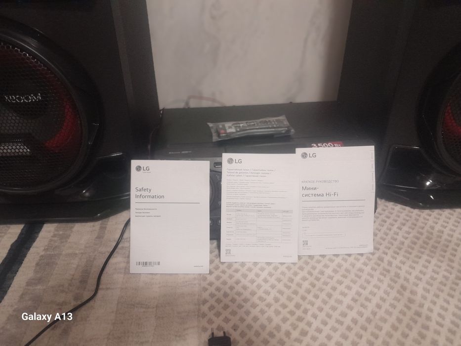 LG XBOOM 3500W Mini-tizim sotiladi
Чат с Gemini
Shu mahsulotni sotmoq