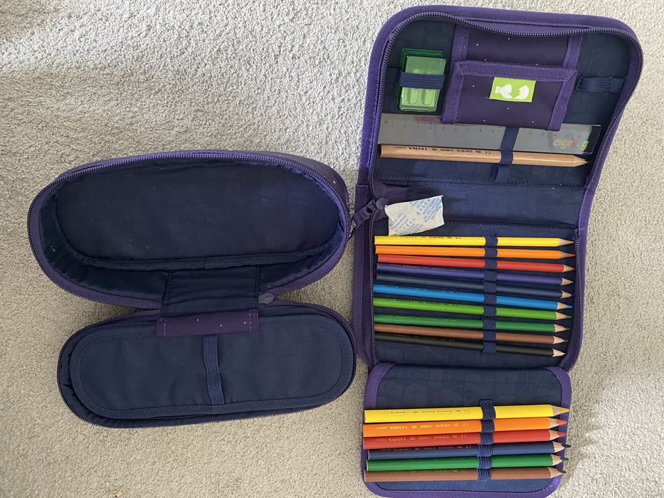 Раница за първи клас Ergobag Beargasus, комплект 6 части