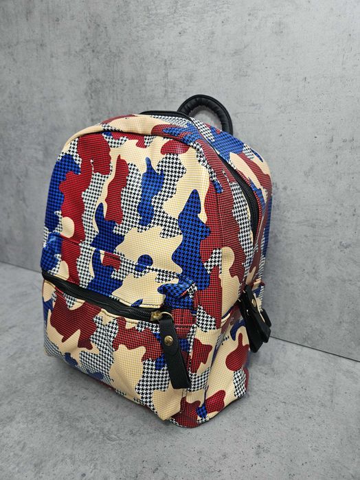 Lichidare stoc! Rucsac casual dama din piele ecologica, cu buzunar frontal, 32 cm
