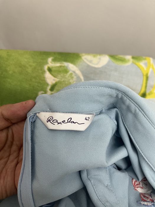 Платье голубое турецкое