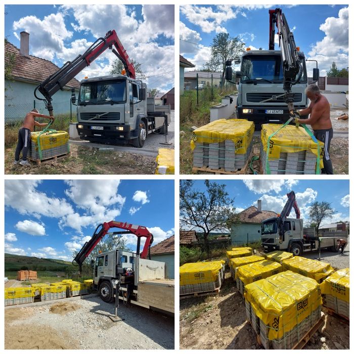 #Transport #Camion cu macara #Camion basculant