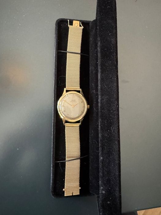 Ceas vintage Tissot aur 14k integral