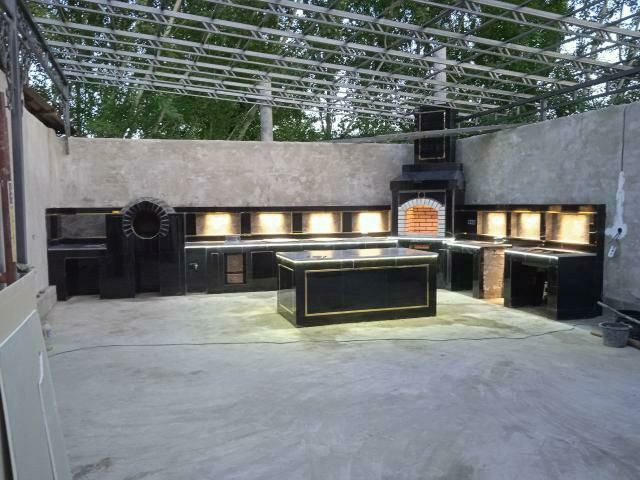 СТРОИТЕЛЬСТВО Летней кухни. Барбекю