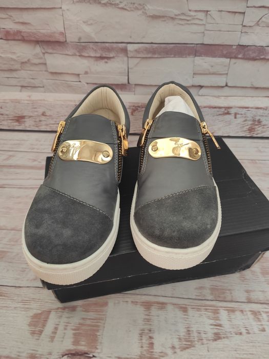 Туфли кроссовки кожа