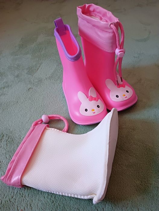 Прекрасни гумени ботуши с изваждаш се чорап