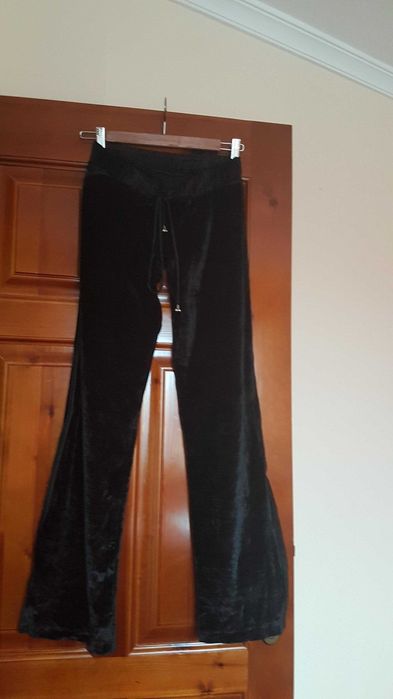 Дамско черно долнище, S