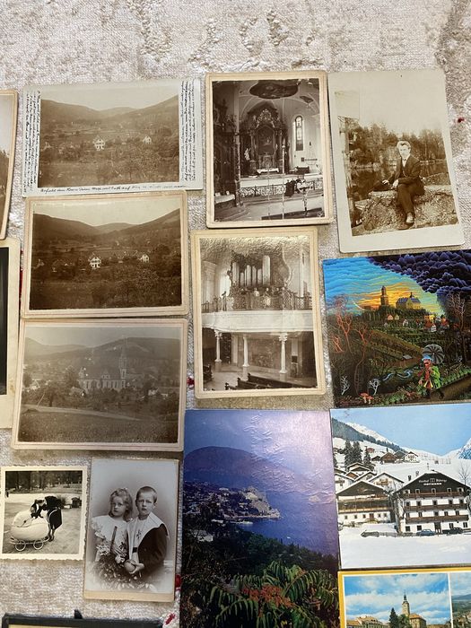 Lot 23 poze fotografii vechi 5 carti postale vechi WWII, din 1900-1960