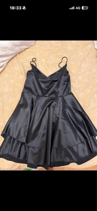 Rochi mini din satin, S