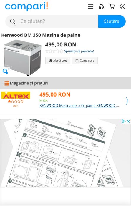 Masina de paine Kenwood