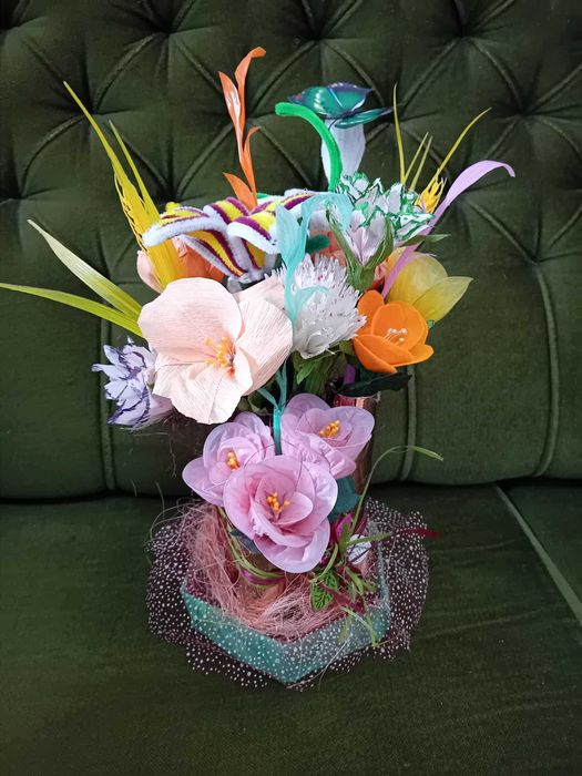 ЦВЕТЯ - ръчно изработени