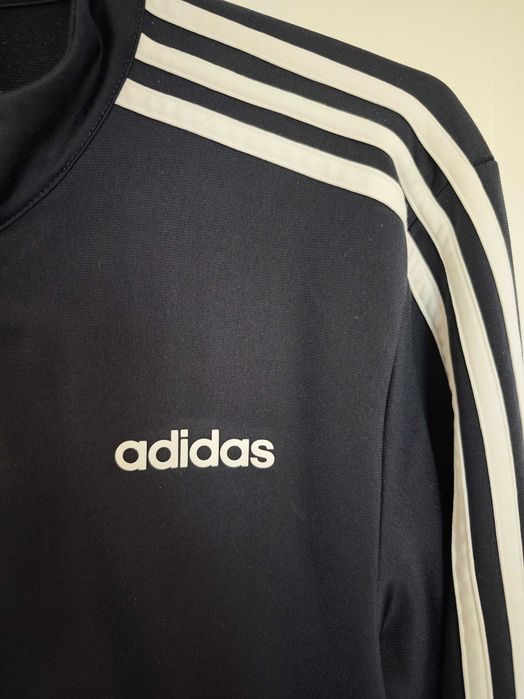 Adidas Men's Essential 3-Stripes Tricot Track Jacket DU0445