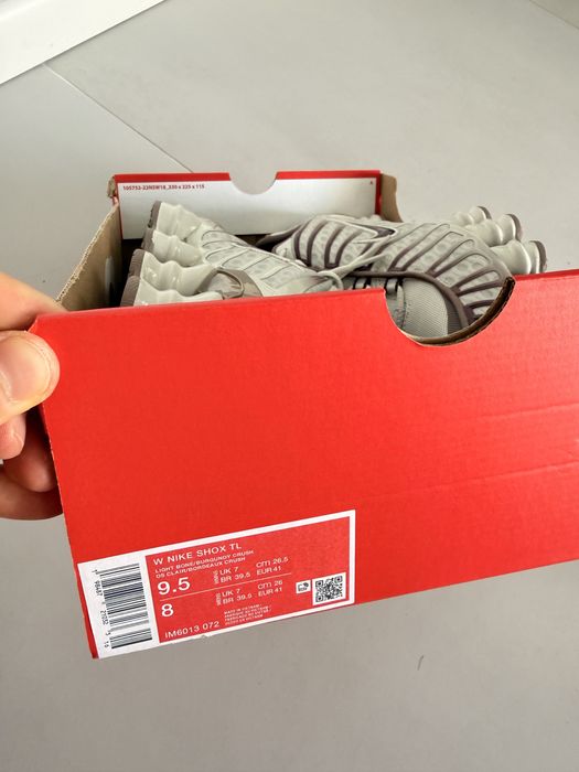 Nike Shox TL Light Bone Burgundy