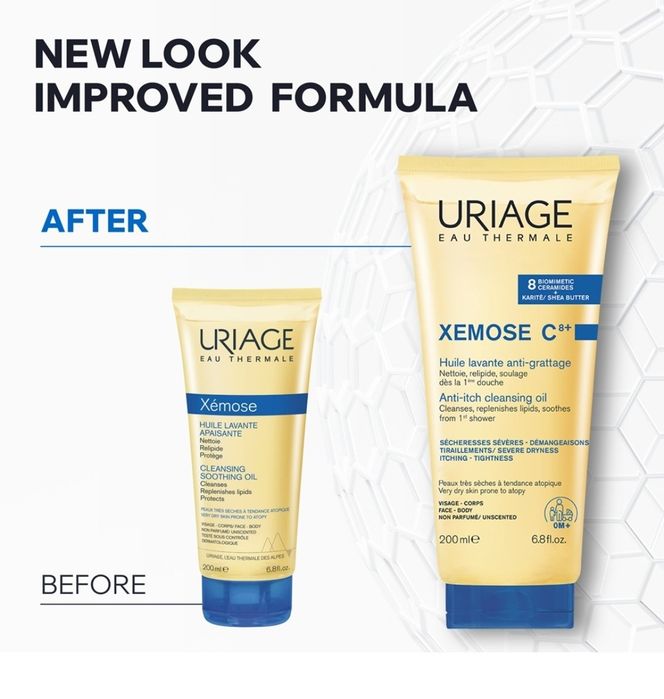 URIAGE Xemose измивно олио за лице и тяло 200 мл.