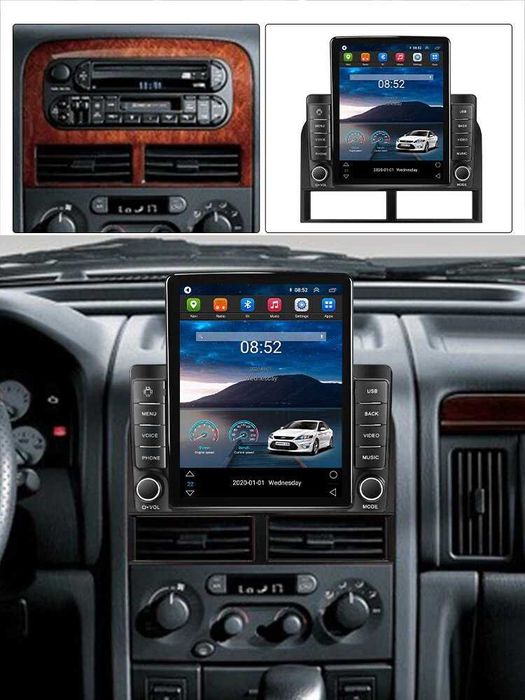 Navigatie Jeep Grand Cherokee 1999 - 2005 Ecran TESLA 9.7 inch 4GB RAM