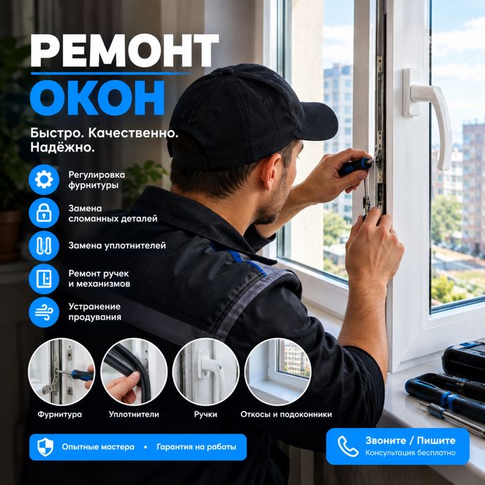 Ремонт пластиковых окон