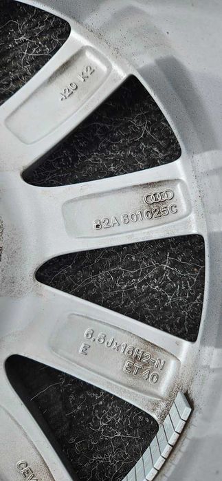 Комплект джанти за Audi 16" 6.5J ET 40 като нови
