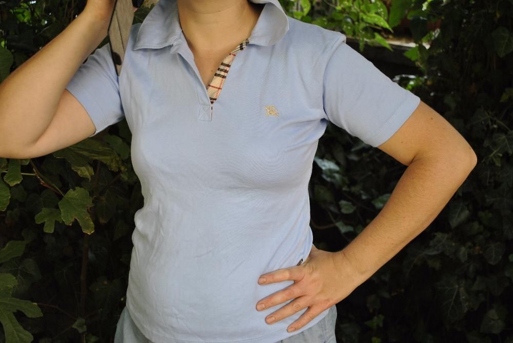 синя дамска тениска Burberry