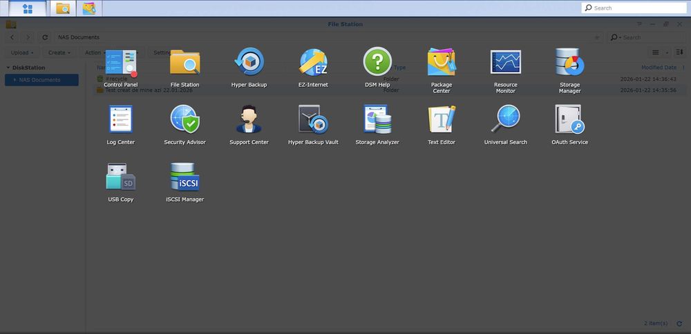 Synology DS214 NAS cu 2 harduri WD de 1 TB