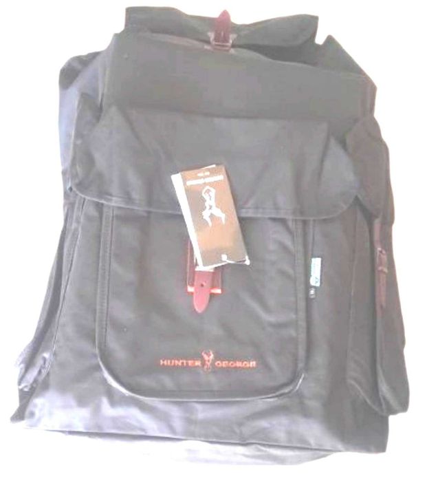 Раница за лов Hunter George от брезент и естествена кожа – XL-50L