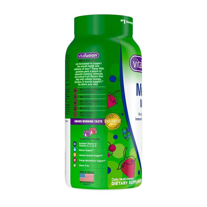 Мужские витамины Vitafusion Men's Multivitamin Gummies 220 шт Америка