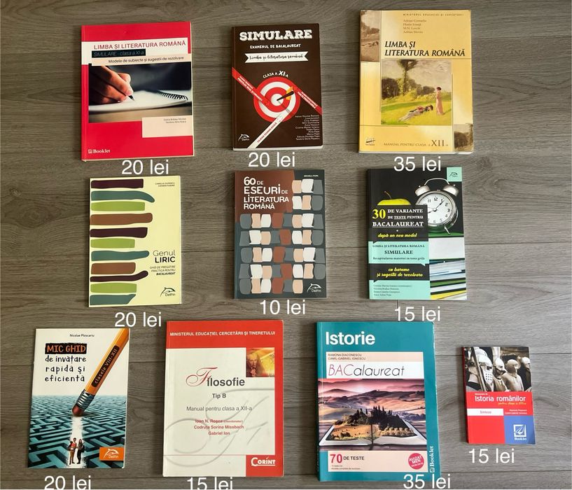 Diverse carti pentru scoala