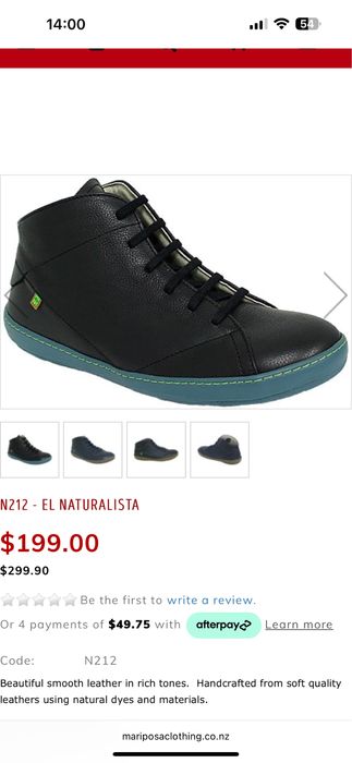 Ghete unisex El Naturalista Vegan, marime 41, doar probate