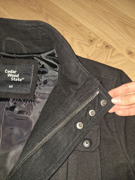 Черно мъжко палто