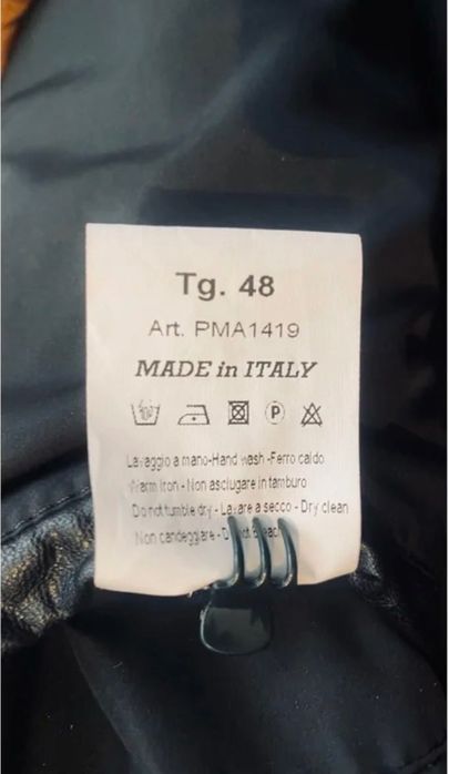 Cesare Paciotti 4US Garage Pogliani кожено яке – черно, размер 48, Made in Italy