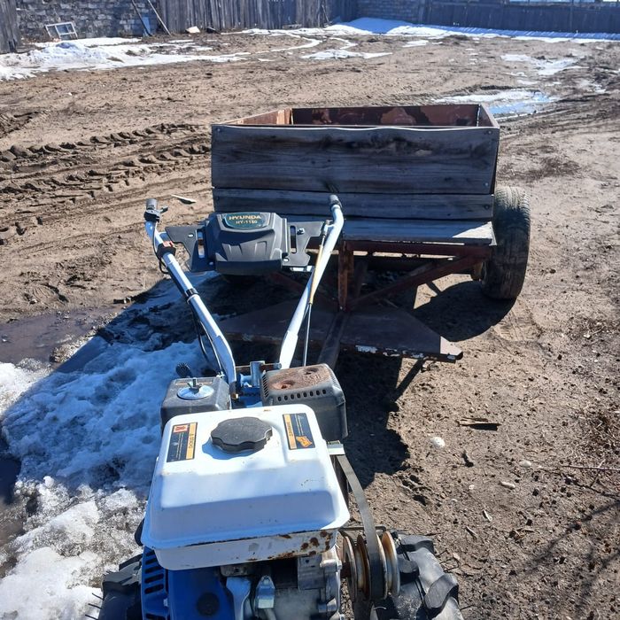 Продам мотоблок с прицепом