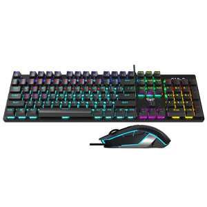 Игровой набор AULA T640 2в1 механическая клавиатура+ мышь RUS/ENG