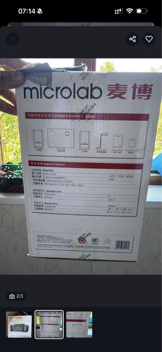 Microlab M-200 yangiday kop ishlamagan aybi yoq.