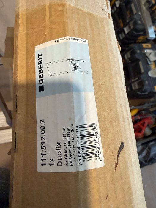 Element de montaj / Cadru încastrat Geberit Duofix pentru bideu suspendat (111.512.00.2) – NOU!