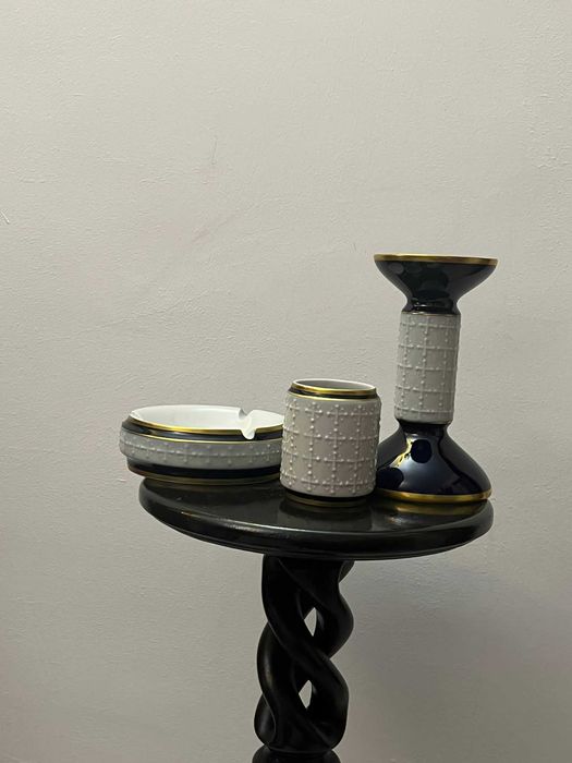 Set portelan Echt Kobalt Thuringia bibelou bibelouri ieftin deosebit