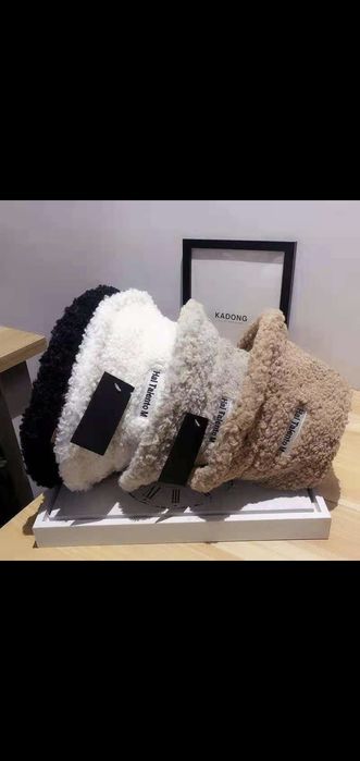 Шапка тедди, черная