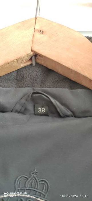 Дълго зимно дамско яке S/М,  черно