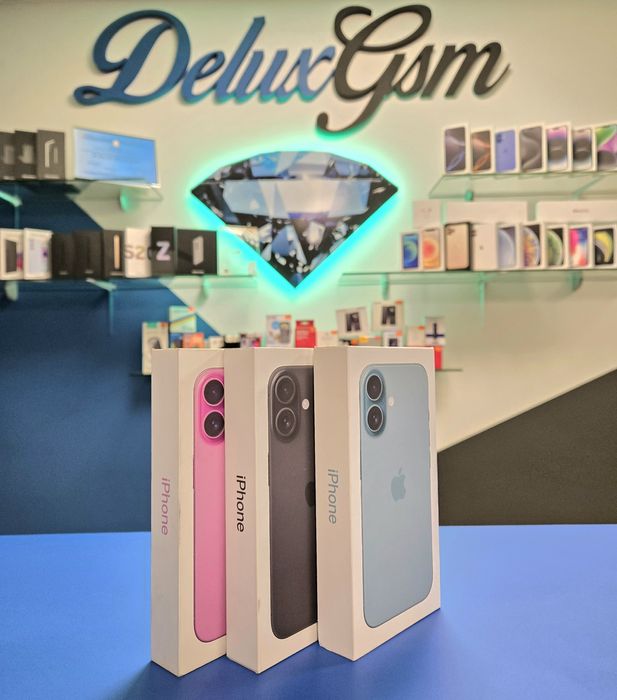 Iphone 16 / Black/Pink/White / 128 GB / sigilat Delux