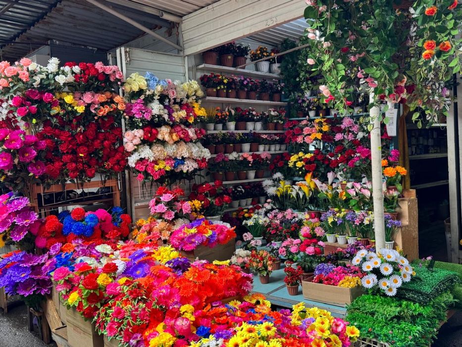 Искуственые цветы,  большой выбор