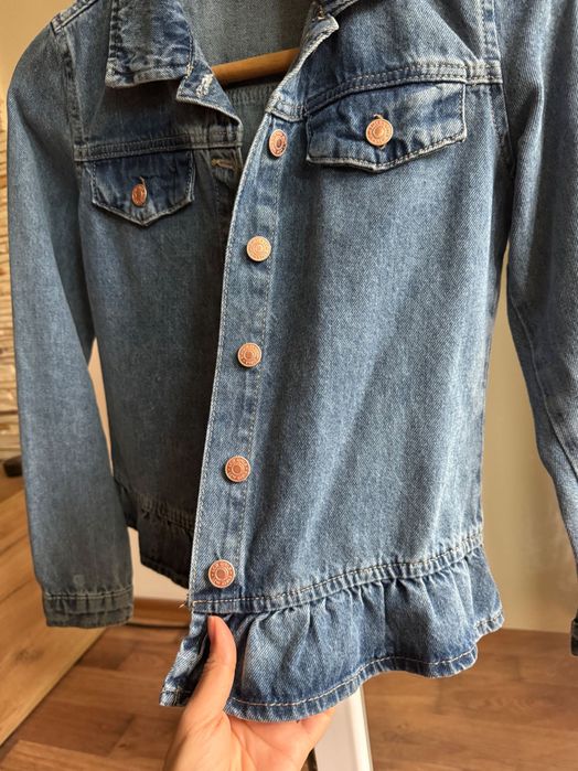 Дънково яке за момиче размер 146-152