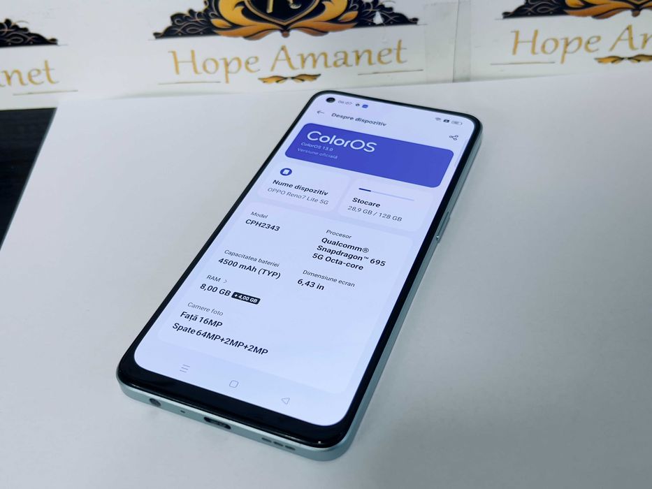 Hope Amanet P10/OPPO Reno 7 Lite 5G 128GB