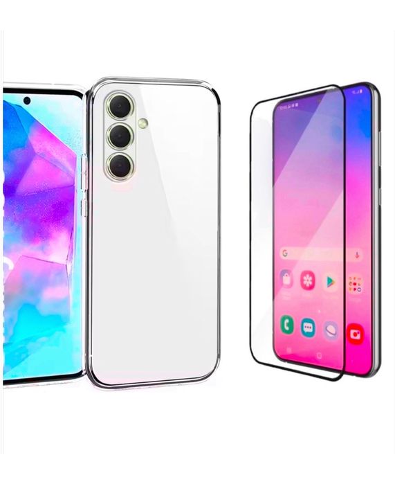Samsung A16/A17/A26/A36/A56/A37/A57 Husa Tpu +Folie Sticla Devin Glass