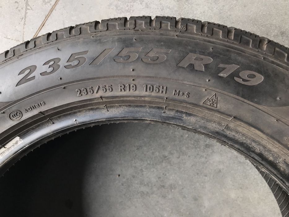 Set Anvelope Cauciucuri M+S Pirelli 235 55 R19 cu Profil 6mm originale