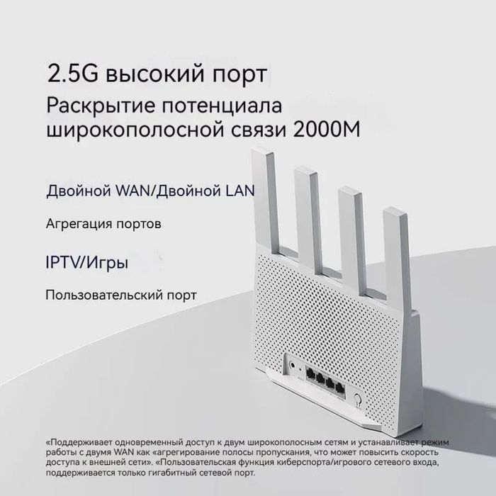 Wi-Fi Роутер Xiaomi Mi Router BE3600 2.5G