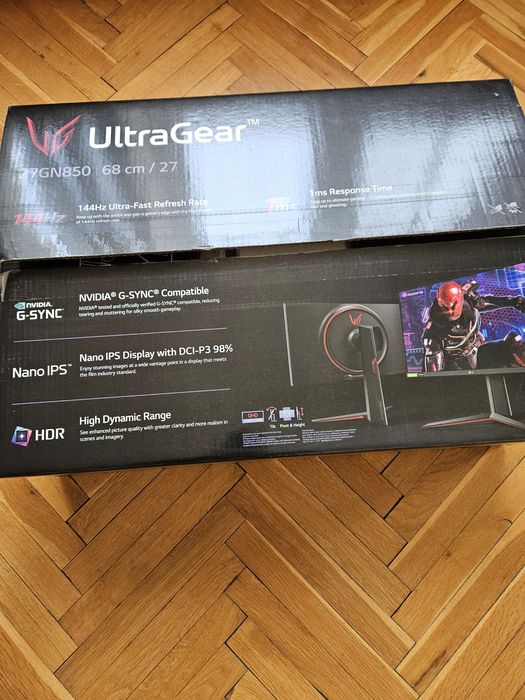 LG UltraGear 27GN850 Nano Ips 2k 144Hz