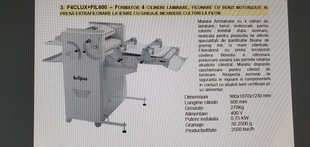 Mașină de modelat lung