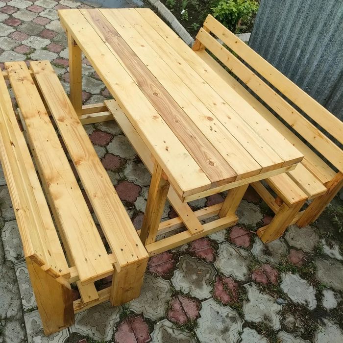 Комплект (стол и две лавки)